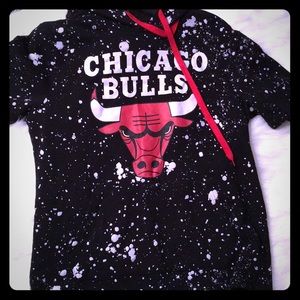 Chicago bulls, short sleeved hoodie